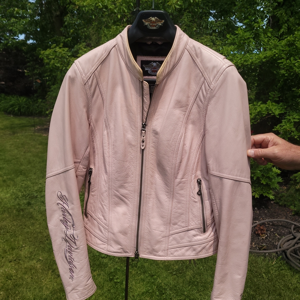 Harley-Davidson Light Pink Leather Jacket